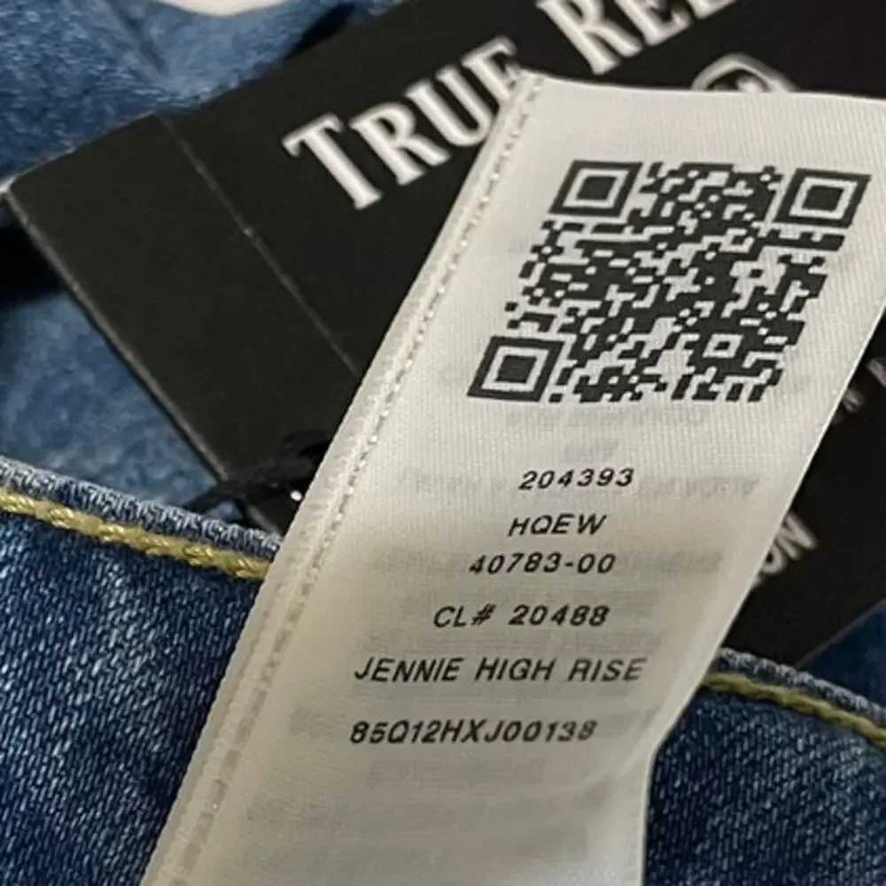 True Religion Women Jennie Curvy World‎ Tour Distressed Skinny Jeans High New